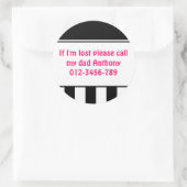 Si je suis perdu Stickers (Sac)