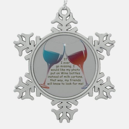 Si je vais jamais manquer ! Ornement de Noël (Devant)