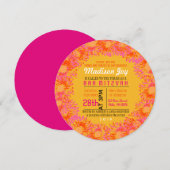 SI JOLIE JOURNÉE Invitation Bat mitzvah (Devant / Derrière)