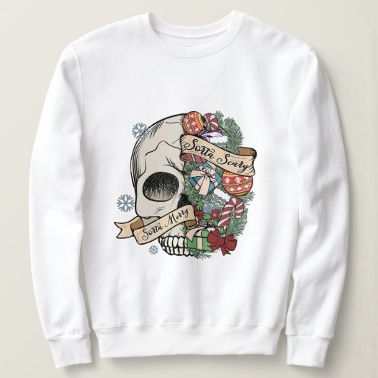 Si joyeux son sweatshirt effrayant (Design devant)