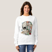 Si joyeux son sweatshirt effrayant (Devant entier)