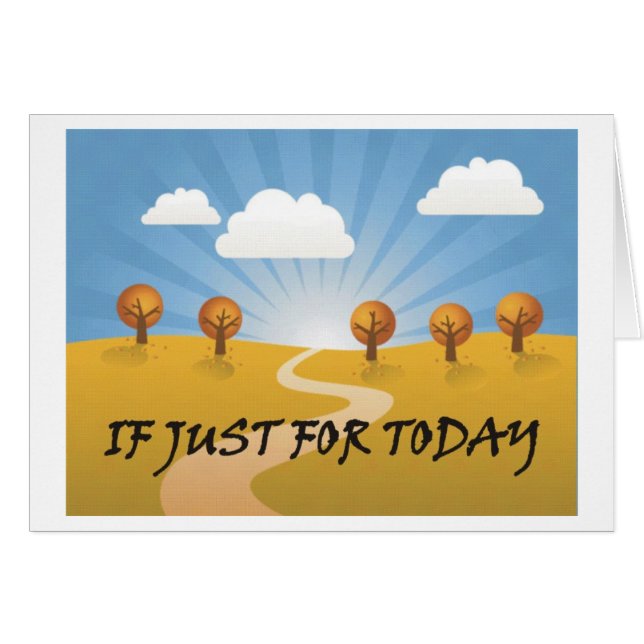 Si juste pour aujourd'hui (Devant horizontal)