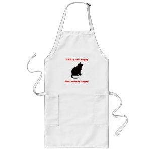 Si Kitty n'est pas heureux… Long tablier