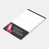 Si la chaussure adapte des notes de post-it (Incliné)