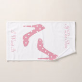 Si la chaussure adapte le rose (Serviette à main)