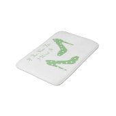 Si la chaussure adapte le tapis de bain (Angle)