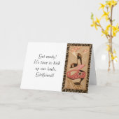 Si la chaussure convient! : Fun Fashion Carte Anni (Fleur jaune)