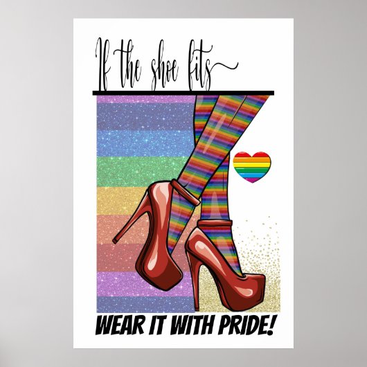 Si la chaussure convient ... Poster (Devant)