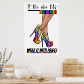 Si la chaussure convient ... Poster (Cuisine)