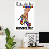 Si la chaussure convient ... Poster (Bureau à domicile)