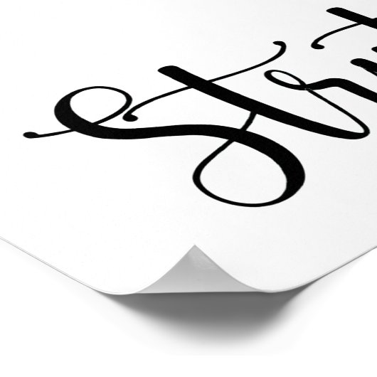 Si la chaussure convient ... Poster (Coin)