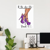 Si la chaussure convient ... Poster (Bureau à domicile)