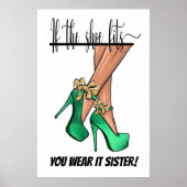 Si la chaussure convient ... Poster (Devant)