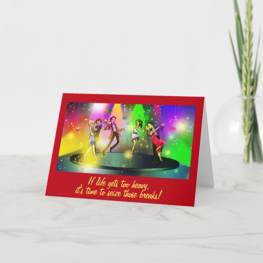 Si la vie devient trop lourde Carte Inspirationnel (Devant)