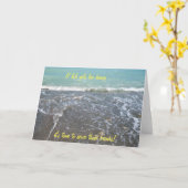 Si la vie devient trop lourde Carte Inspirationnel (Fleur jaune)