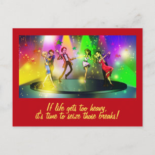 Si la vie devient trop lourde Carte Postale Inspir