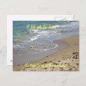 Si la vie devient trop lourde Carte Postale Inspir (Devant / Derrière)