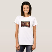 Si la vie me secoue (lumière) T-shirt (Devant entier)