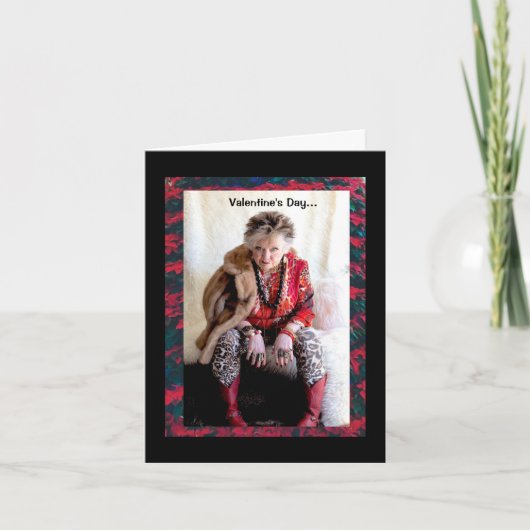 Si l'amour est la réponse carte valentine (Devant)