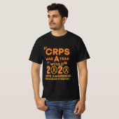 Si le CRPS était un an, T-shirt de sensibilisation (Devant entier)