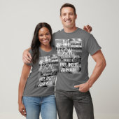 "si le fils vous libère, vous serez libre" T-Shirt (Unisexe)