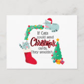 Si les chats envoyaient des cartes de Noël, ils ne (Devant)