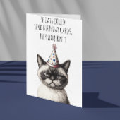 Si les chats pouvaient envoyer des cartes d'annive