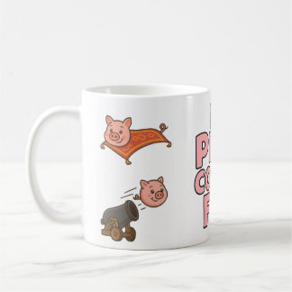 Si les cochons pouvaient voler - mug amusant