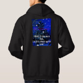 "Si les étoiles tombaient…" Sweat - shirt à (Dos)
