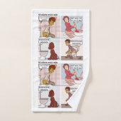 Si les toilettes pouvaient parler (Serviette à main)