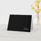 Si longtemps, carte (Fleur jaune)