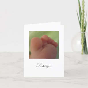 Si minuscule...Nouvelle carte bébé