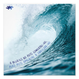 Si no pots combatre-ho, pots surfejar-ho foto afdruk