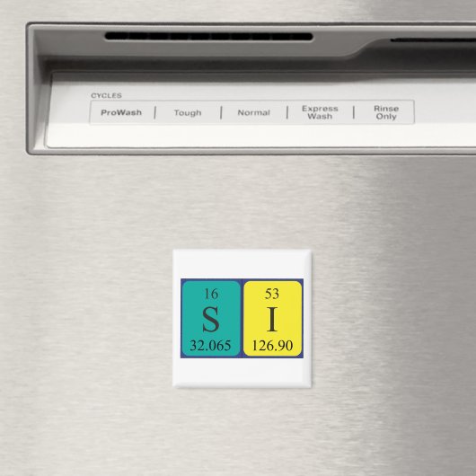 Si nom de table périodique aimant 2 (In Situ (Lave-vaisselle))