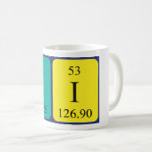 Si nom de table périodique mug 2 (Devant droit)