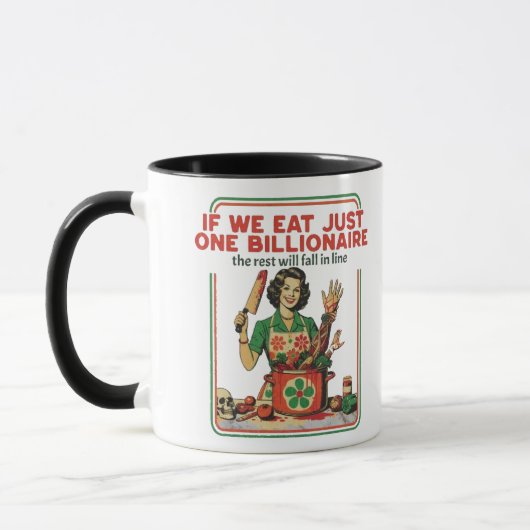 si on mange - Mug (Gauche)