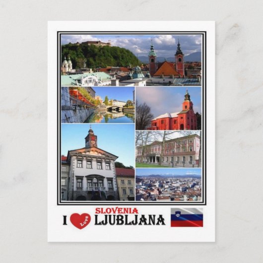 SI Slovenië - Ljubljana - Briefkaart (Voorkant)