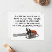 Si Un Arbre Tombe Sur Votre Carte Ex Note (Devant/Arrière en situation)