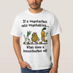 Si un végétarien mange le T-shirt drôle de légumes