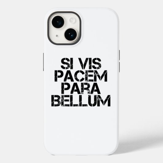 Si Vis Pacem Para Bellum Case-Mate iPhone Case (Achterkant)
