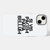 Si Vis Pacem Para Bellum Case-Mate iPhone Case (Achterkant (horizontaal))