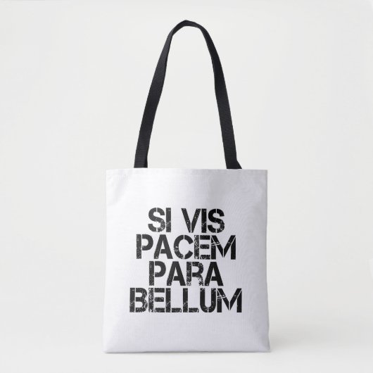 Si Vis Pacem Para Bellum Draagtas (Voorkant)