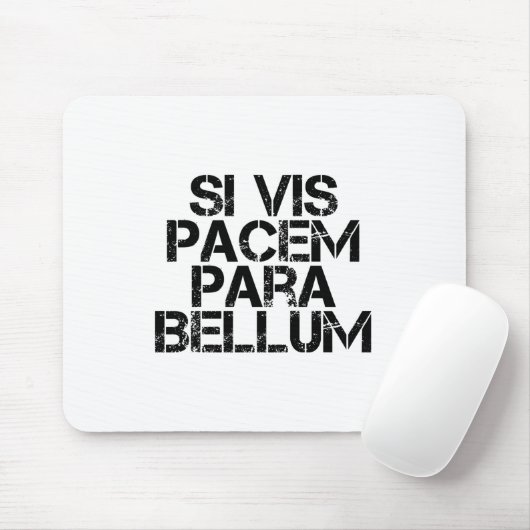 Si Vis Pacem Para Bellum Muismat (Met muis)