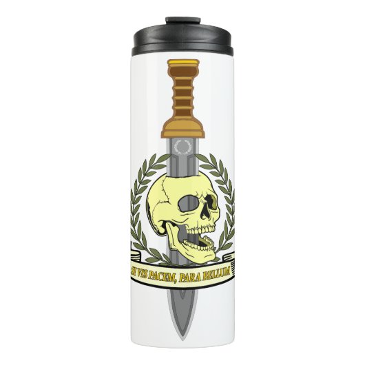 Si Vis Pacem, Para Bellum.. Skull Thermosbeker (Voorkant)