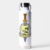 Si Vis Pacem, Para Bellum.. Skull Waterfles (Voorkant)