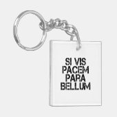 Si Vis Pacem Para Bellum Sleutelhanger (Voorkant Links)