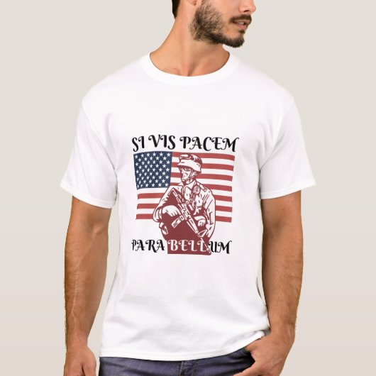 Si Vis Pacem Para Bellum T-shirt (Voorkant)