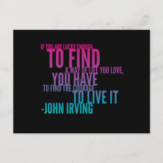 Si Vous Avez De La Chance John Irving Citer Carte 
