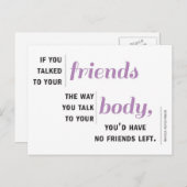 Si vous avez parlé à vos amis Carte postale (Devant / Derrière)
