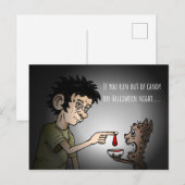 Si vous êtes à court de la carte d'halloween de bo (Devant / Derrière)